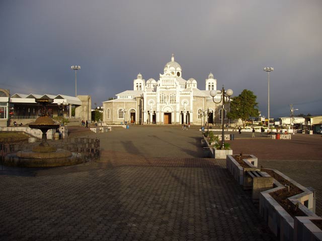 Basilica Nuestra Sra. de Los Angeles in Cartago town. Costa Rica.