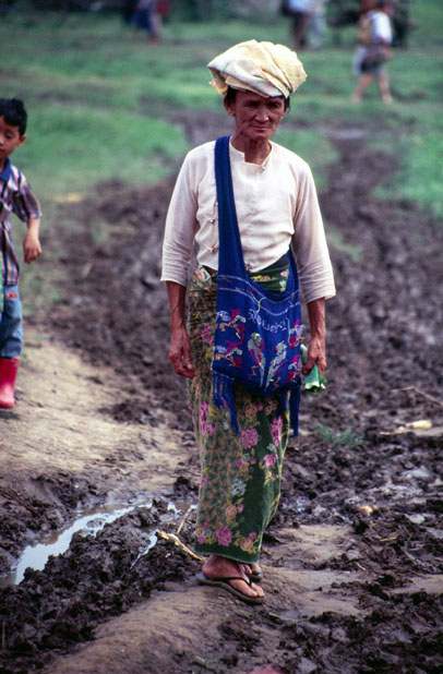 Inle lake area. Myanmar (Burma).