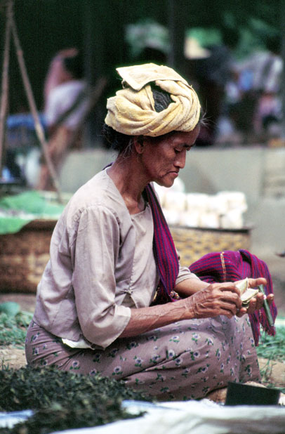 At the market. Inle lake area. Myanmar (Burma).