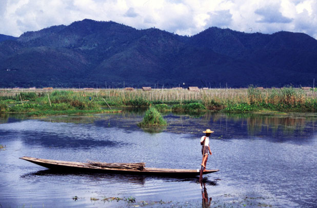 Life at the Inle lake. Myanmar (Burma).