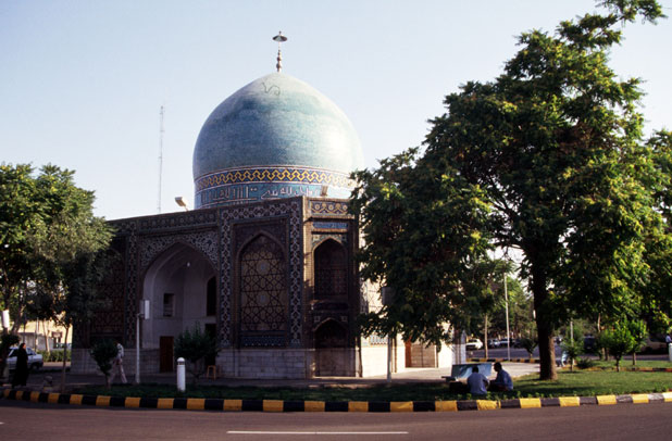 Gondab-e Sabz (Green Dome). Mashhad town. Iran.