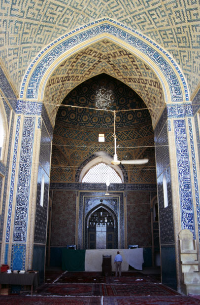 Mosque Jameh at Yazd town. Iran.