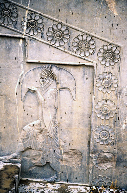 Reliefs at Persepolis. Iran.