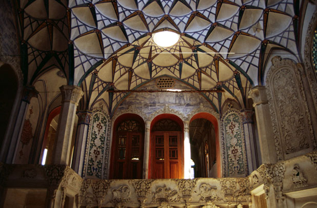 Traditional house Khan-e Borujerdi. Kashan. Iran.