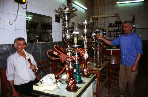 Tea shop at bazaar. Tabriz. Iran.