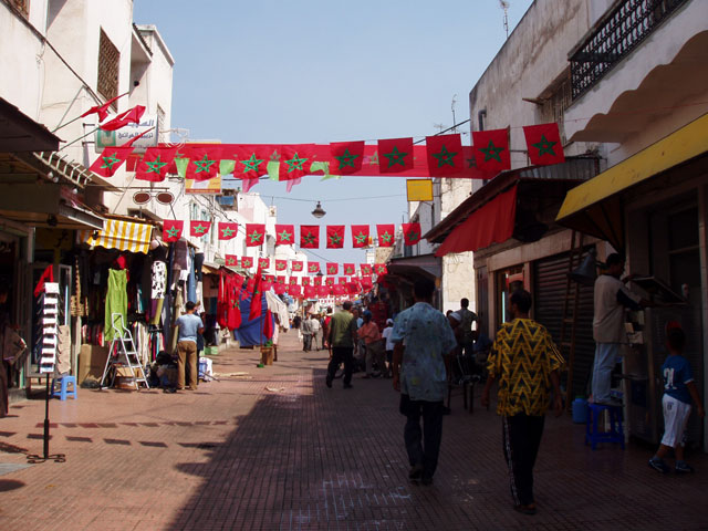 Rabat town. Morocco.