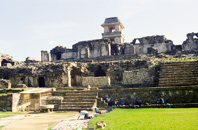 Palace, Palenque. Mexico.