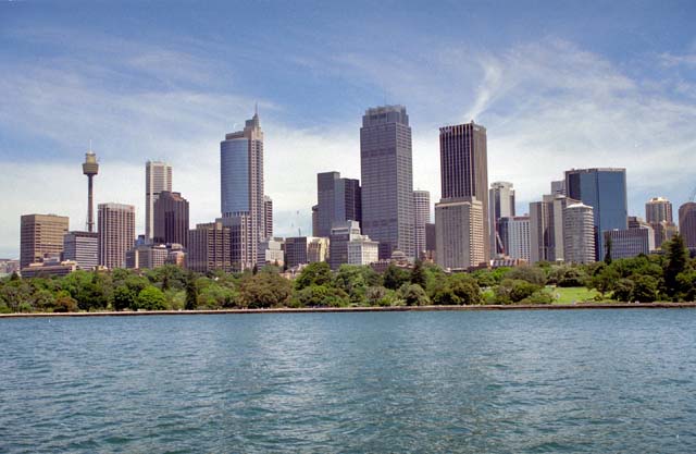 View to Sydney. Australia.