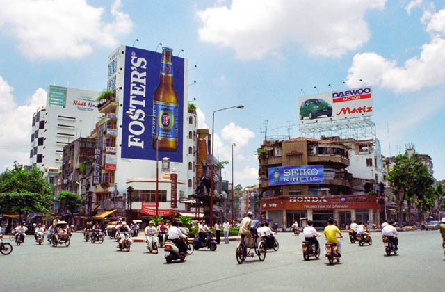 Street at Saigon. Vietnam.
