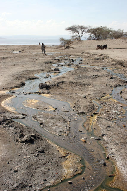 Hot springs, Shala lake. South,  Ethiopia.