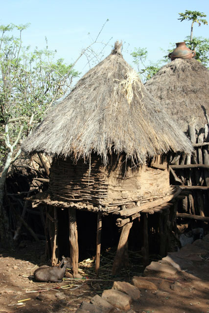 Village, Konso area. South,  Ethiopia.