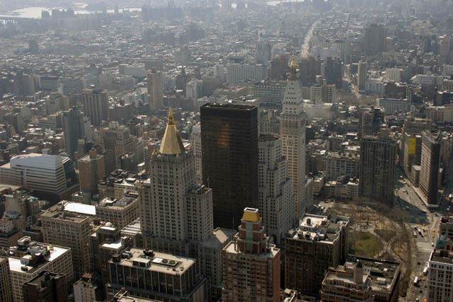 View from Empire State Building, Manhattan, New York. United States of America.