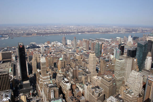 View from Empire State Building, Manhattan, New York. United States of America.