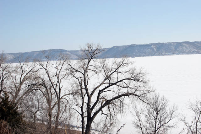 Madein Rock, Mississippi river area, Minnesota. United States of America.