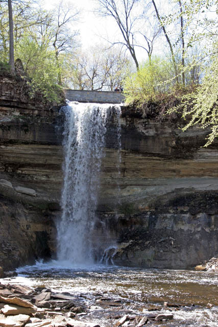 Minehaha waterfall, Minneapolis, Minnesota. United States of America.