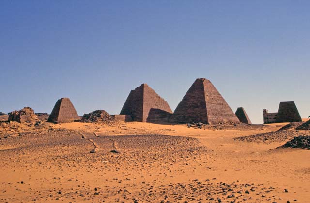 Pyramids at Meroe. Sudan.
