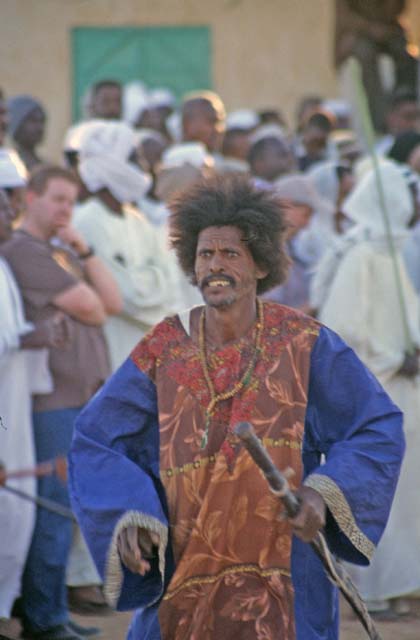 Whirling dervishes. Hamed-an Nil Mosque, Khartoum (Omdurman). Sudan.