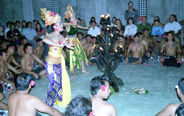 Kecak dance. Bali,  Indonesia.