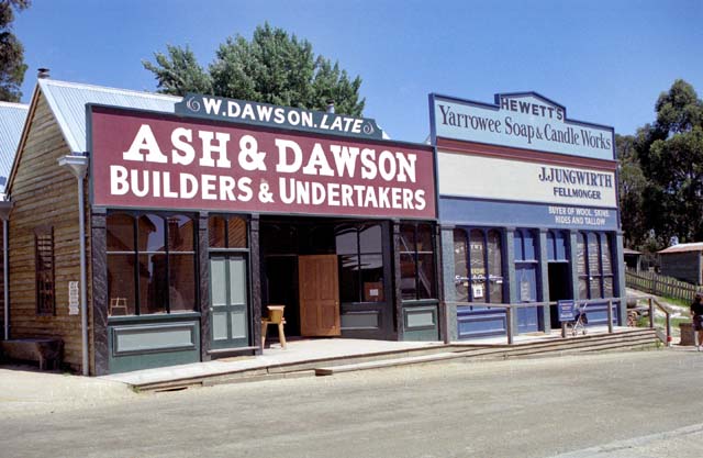 Ballarat - old gold mining village and today museum. Australia.