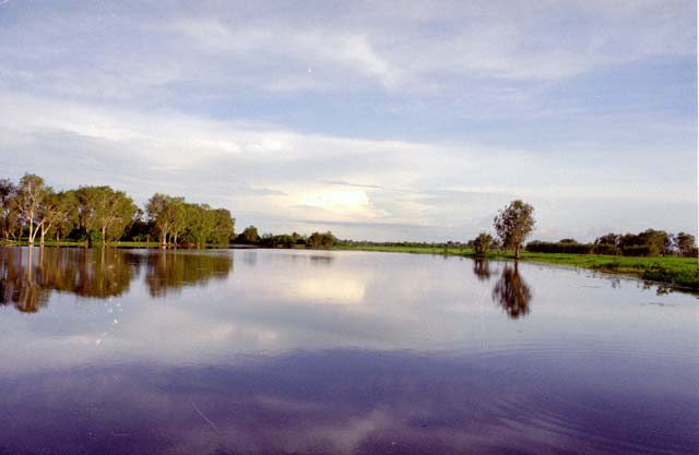 Yellow Water river. Kakadu National park. Australia.