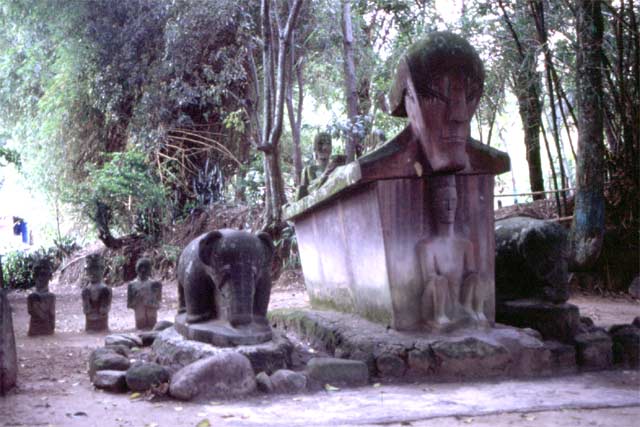 Batac tombs. Lake Toba, Samosir island. Sumatra,  Indonesia.