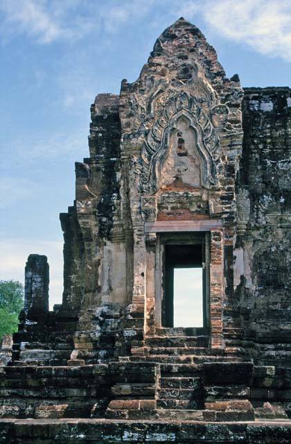 Old khmer-style ruins at Lopburi town. Thailand.