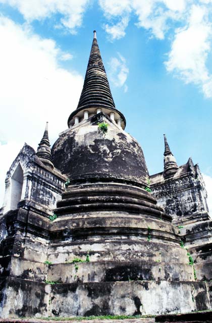 Old ruins at Ayuthaya town. Thailand.