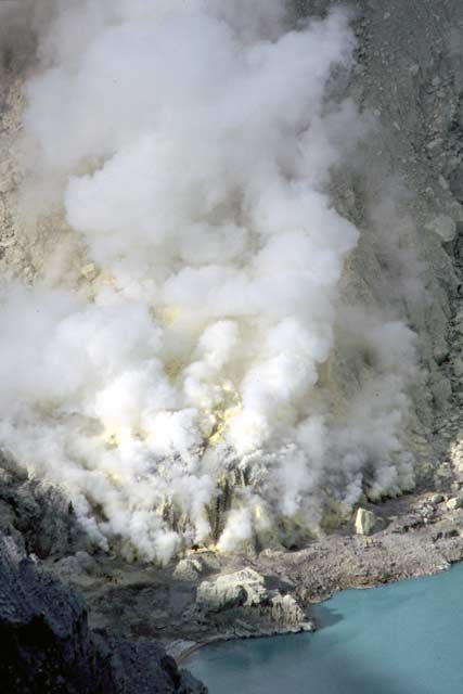 Kawah Ijen Vulcano. Java,  Indonesia.