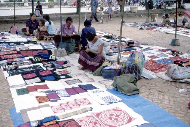 Market in Luang Prabang. Laos.