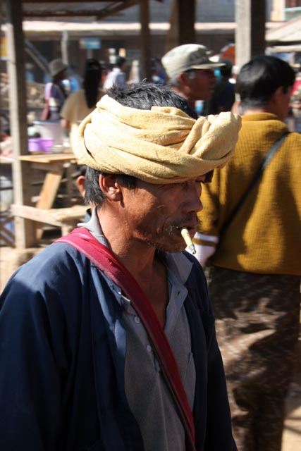 Inle Lake market. Myanmar (Burma).