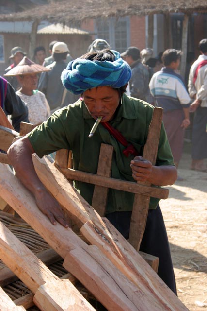 Inle Lake market. Myanmar (Burma).