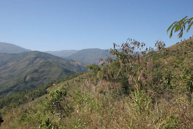 Around Mindat village. Chin State. Myanmar (Burma).