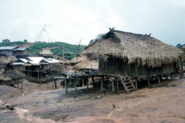 Village of Akha tribe. Muang Sing area.. Laos.