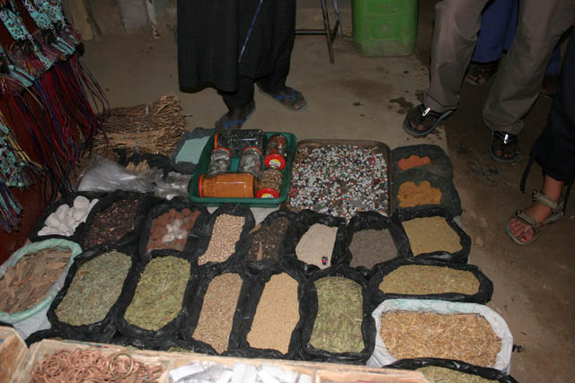 Spice at market at Agadez town. Niger.