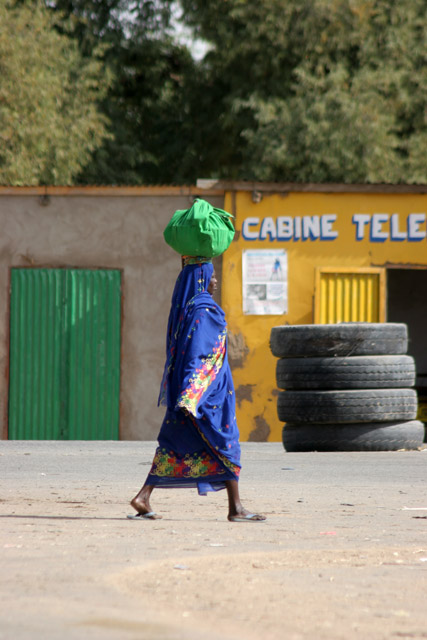Every god is carried on the head. Lake Chad area. Cameroon.