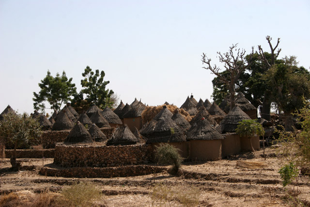 Mountain village Oudjilla at Mandara Mountains. Cameroon.