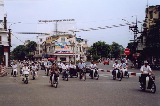 Street in Hanoi. Vietnam.
