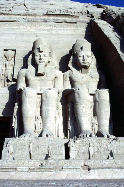 Temple of Abu Simbel. Egypt.