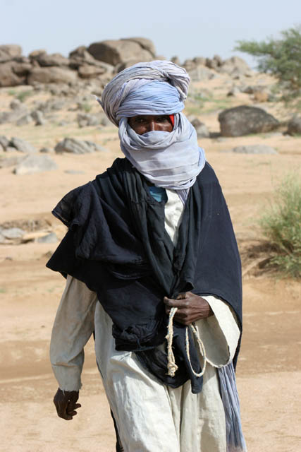 Typical Tuareg. Sahara desert. Niger.