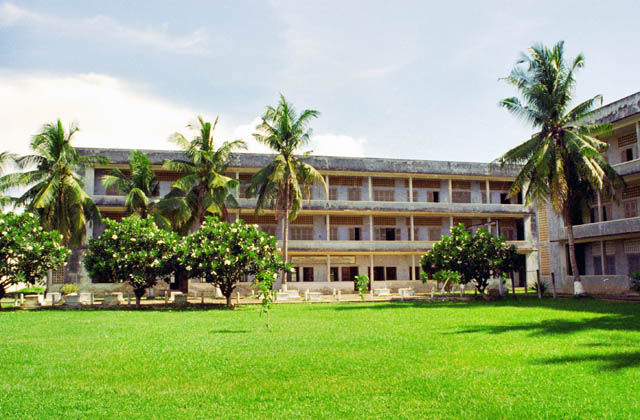 Today Tuol Sleng Museum during Pol Pot regtime feared prison known as Security Prison 21 (S-21). Cambodia.