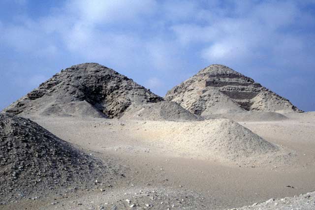 Pyramids in Abu Sir. Egypt.
