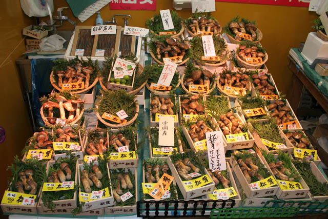 Omicho market, Kanazawa town. Japan.