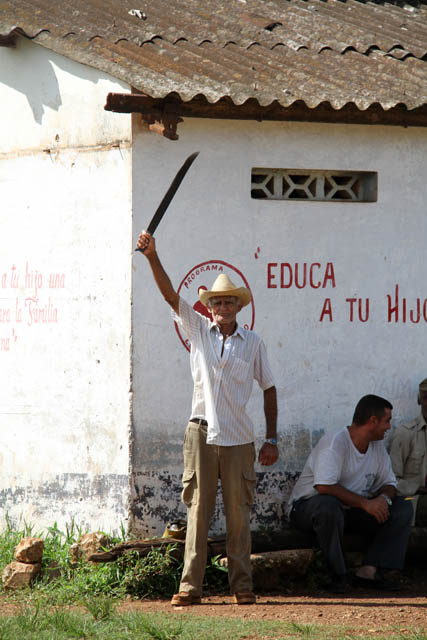 Quite village life, Isabel village. Cuba.