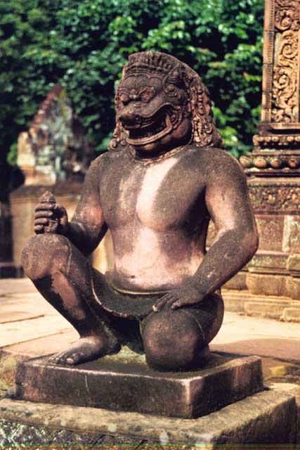 Banteay Srei temple. Angkor Wat area. Cambodia.