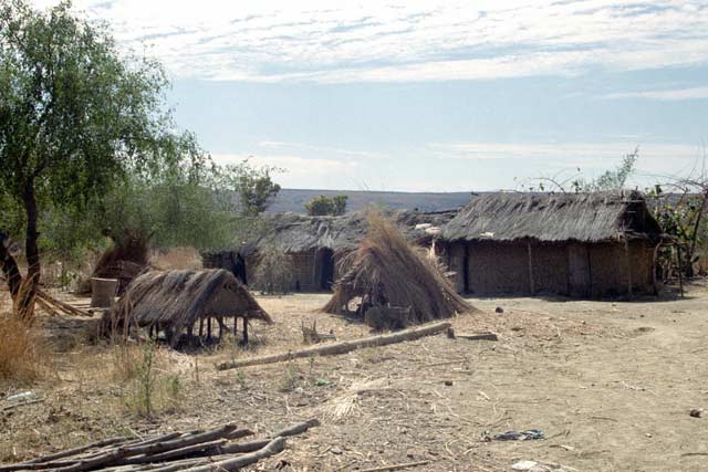 Local house, l'Isalo National park. Madagascar.